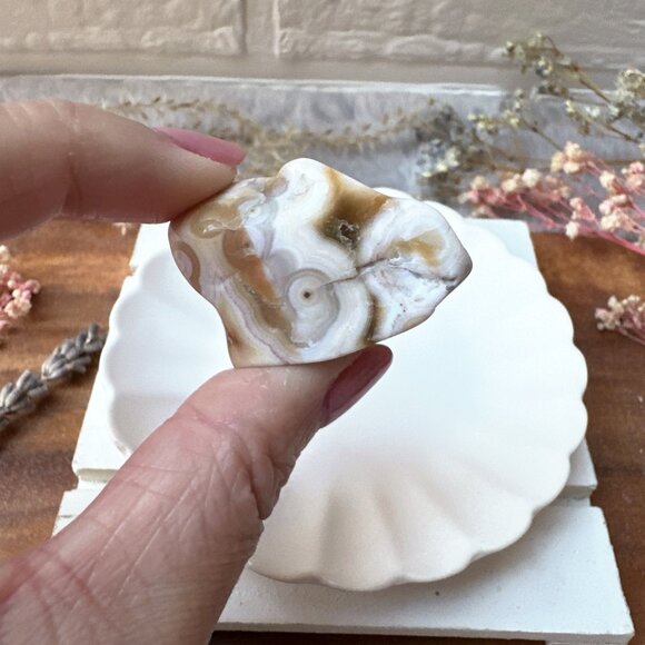 Set of 6 Ocean Jasper Tumbles - Picture 7 of 10